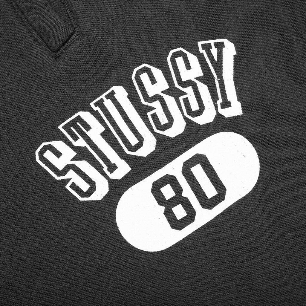 Stussy 80 Fleece Pant - Washed Black – Feature