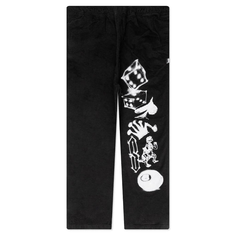 Airbrush Icon Beach Pant Black Feature