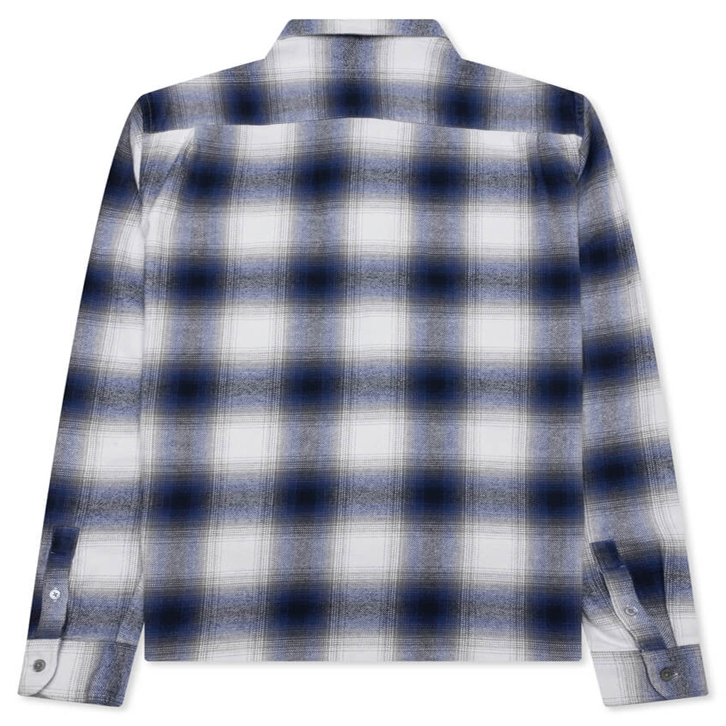 Stussy-Bay-Plaid-Shirt---Navy-