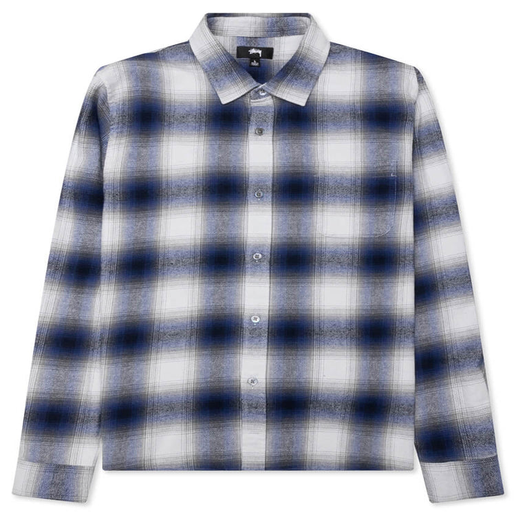 Bay Plaid Shirt - Navy – Feature