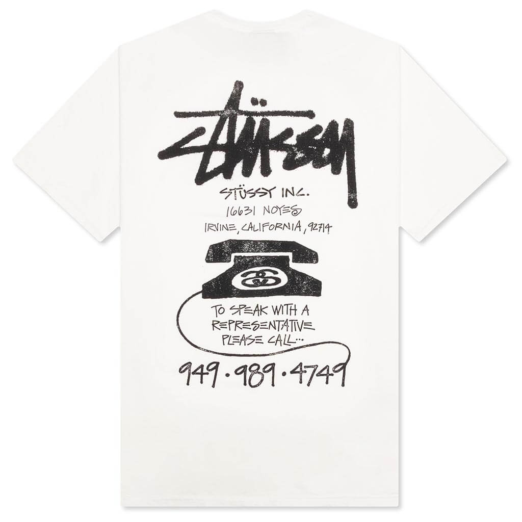 Rusty Phone Tee Old Phone Pigment Dyed Tee - Natural – Feature