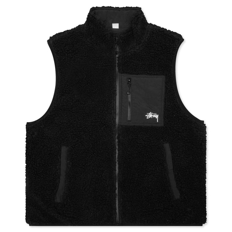 Reversible Sherpa Zip Vest