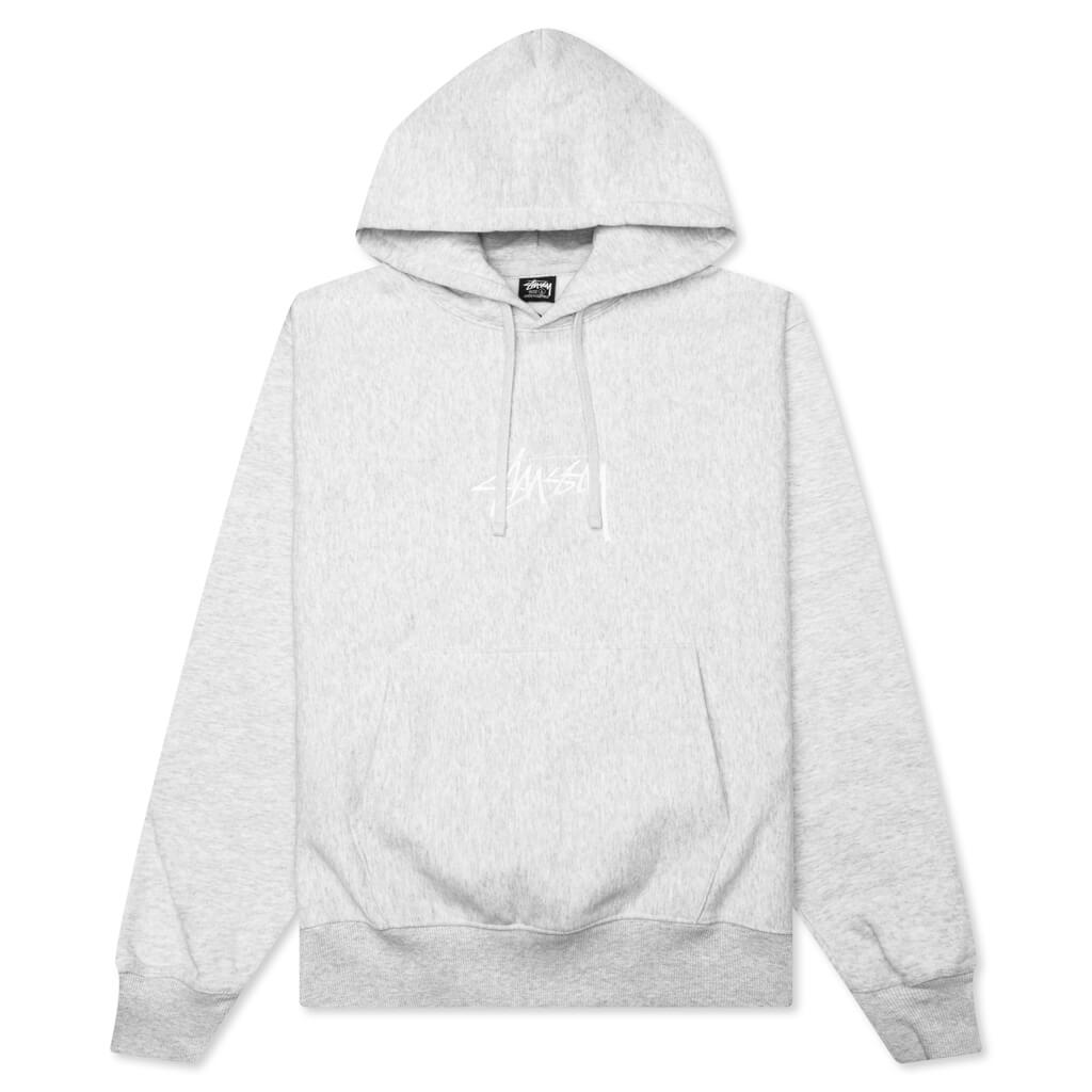 Stock Logo App. Hood - Ash Heather/White – Feature