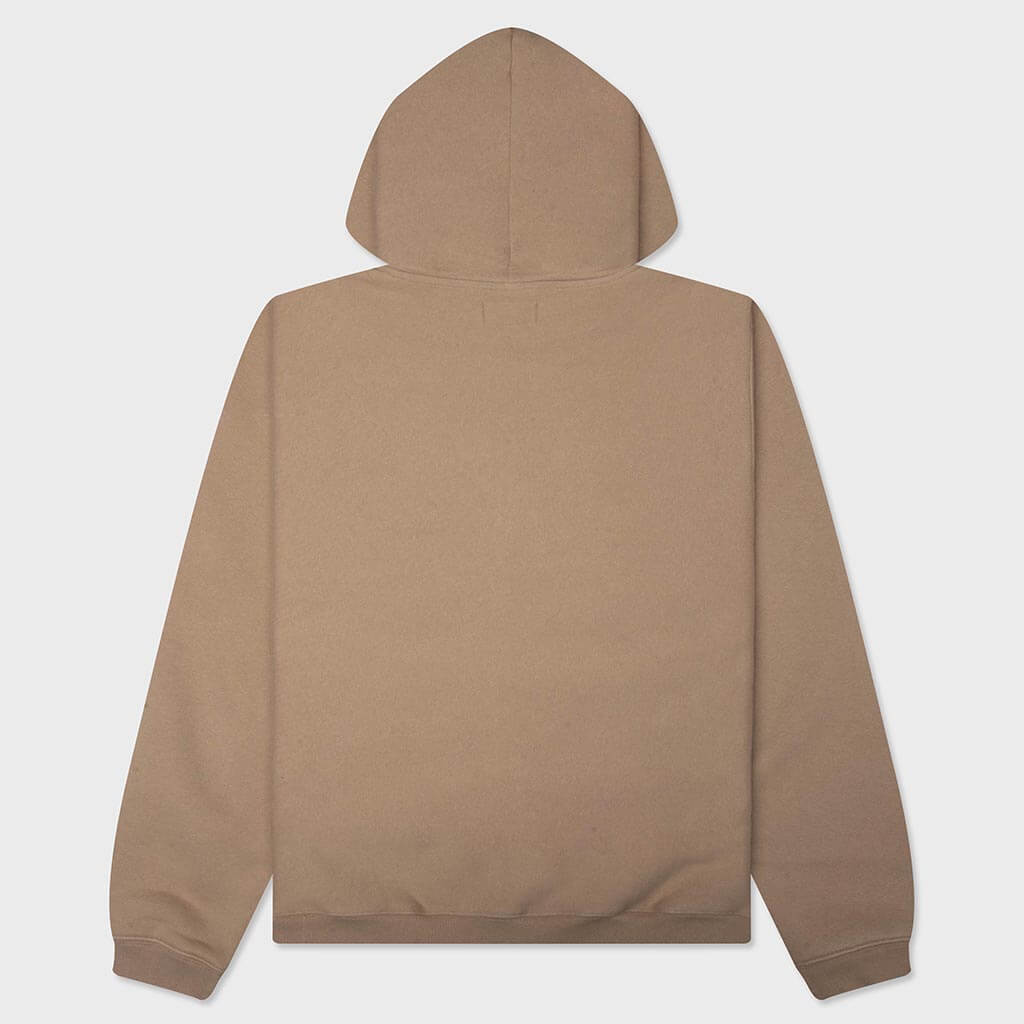 Stussy Sport Zip Hood - Tan – Feature