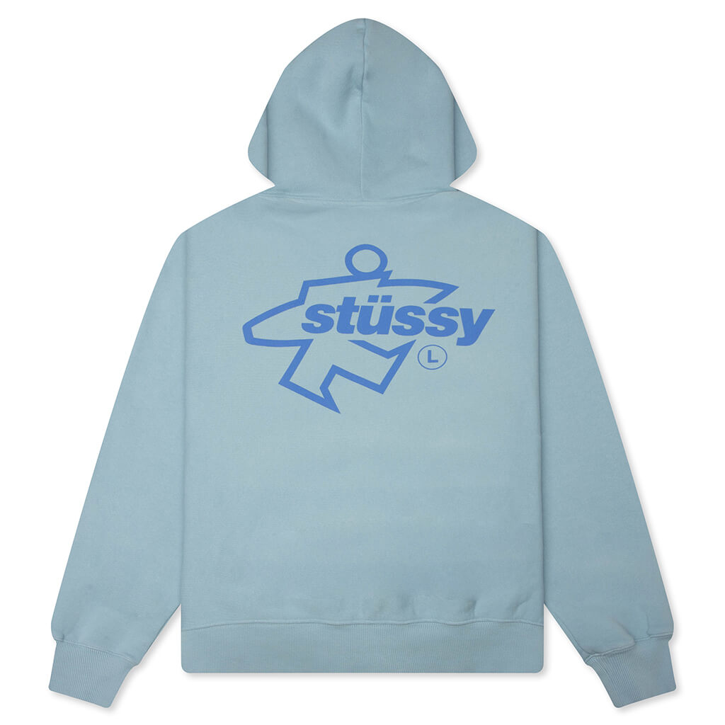 Surf Size Garment Dyed Zip Hood - Sky Blue – Feature