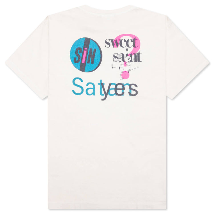 SAINT MICHAEL 24SS SWEET SAINT SS TEE White / LG