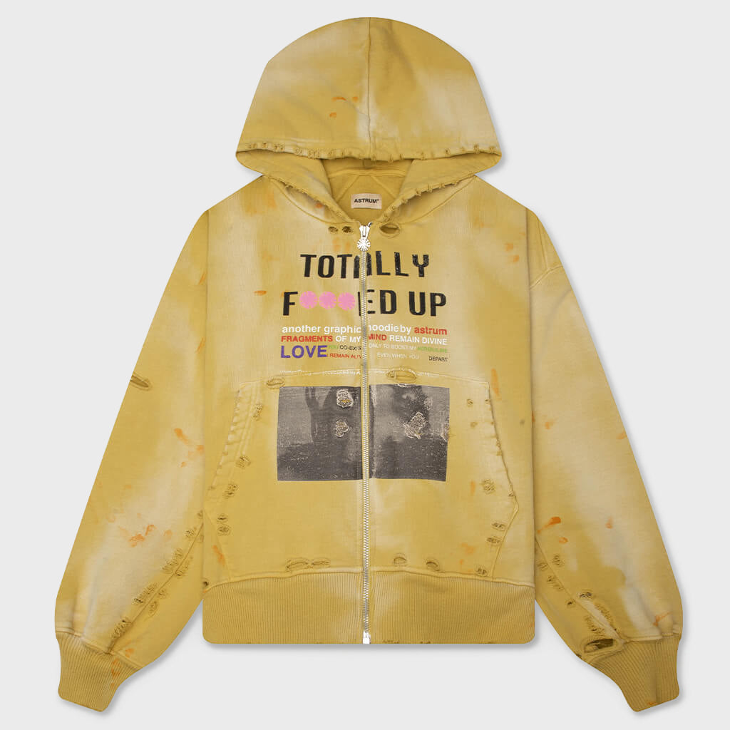 TFU Zip Hoodie - Yellow