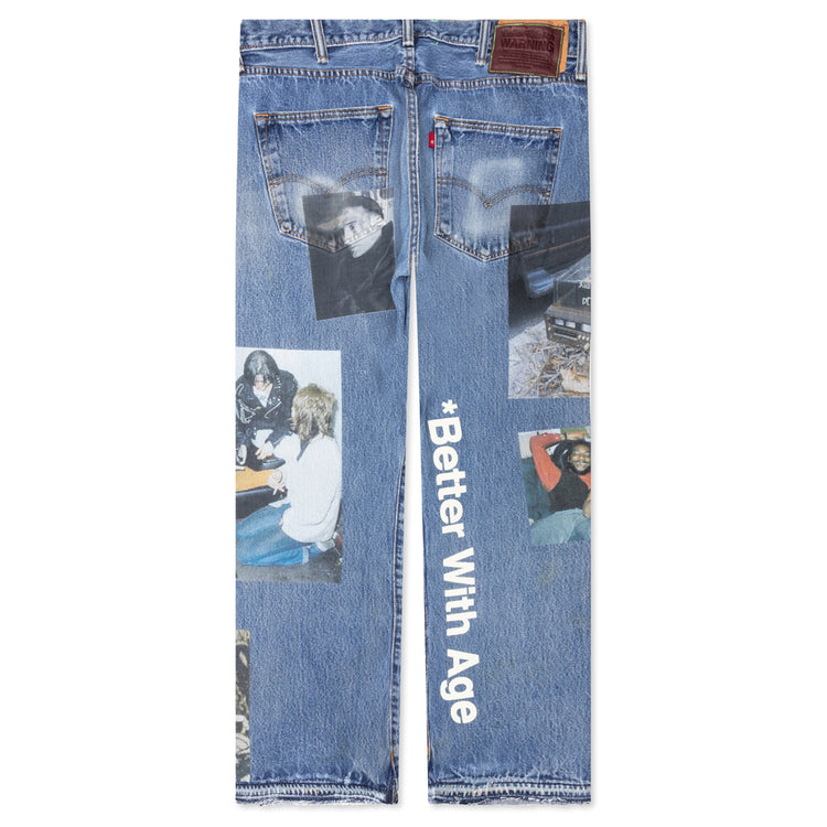 Better with age】DENIM PANTS(W34L36) Tabloid Denim - Blue – Feature