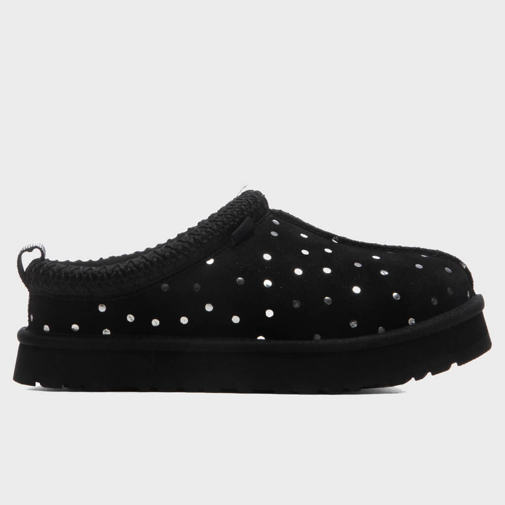 Kids Tazz Shiny Dots Slipper - Black