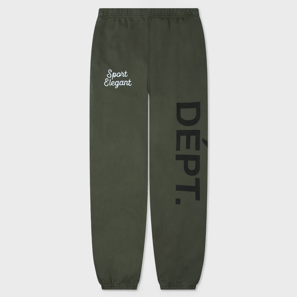 Team Dépt. Sweatpants - Faded Olive