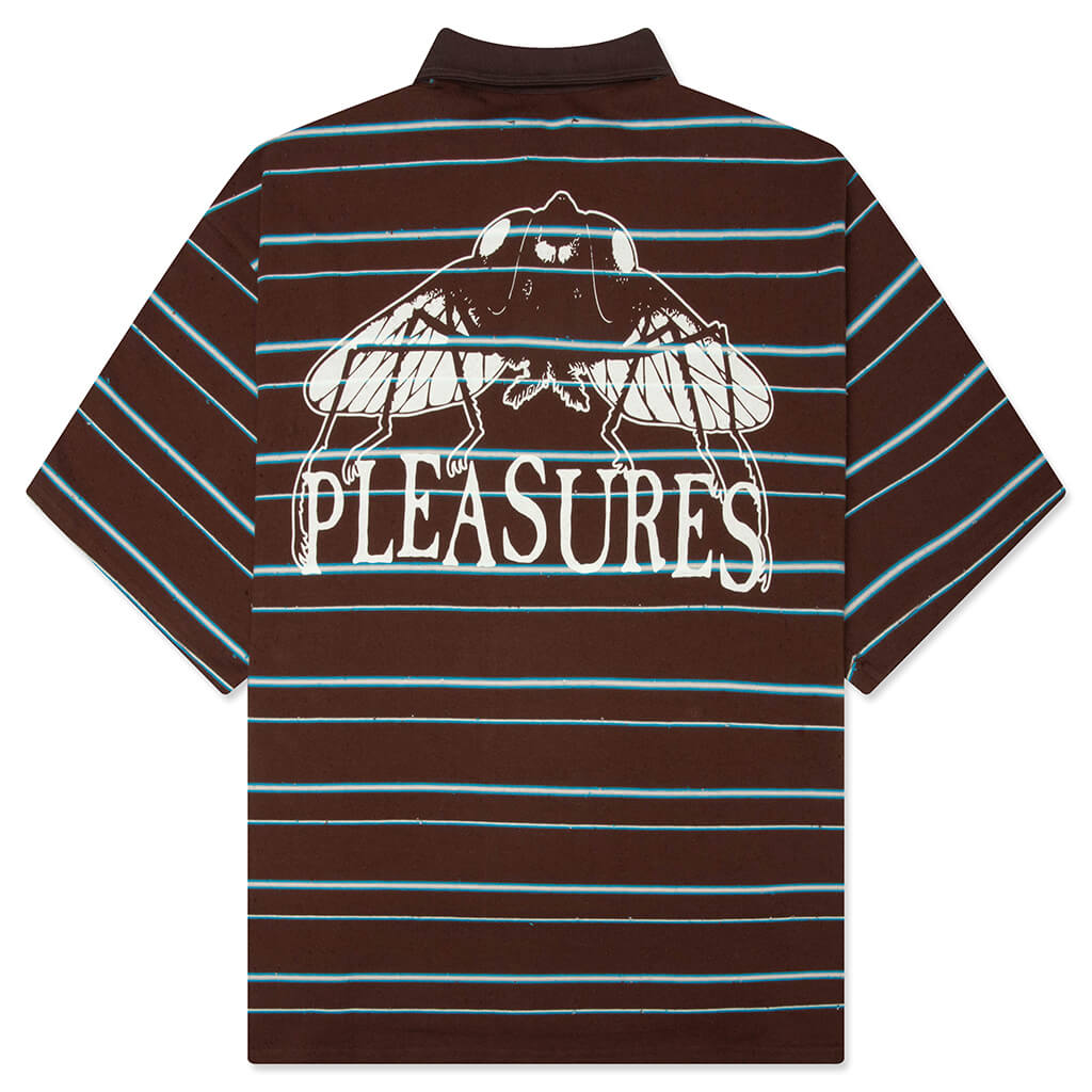 Teleport Boxy Polo - Brown – Feature