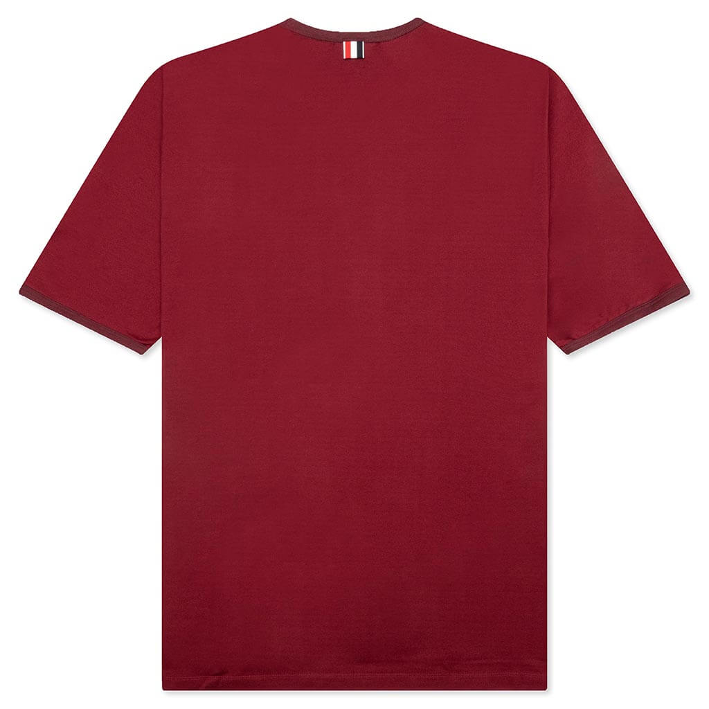 S/S Ringer Tee - Dark Red – Feature