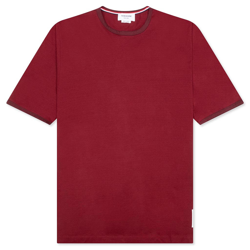 S/S Ringer Tee - Dark Red – Feature