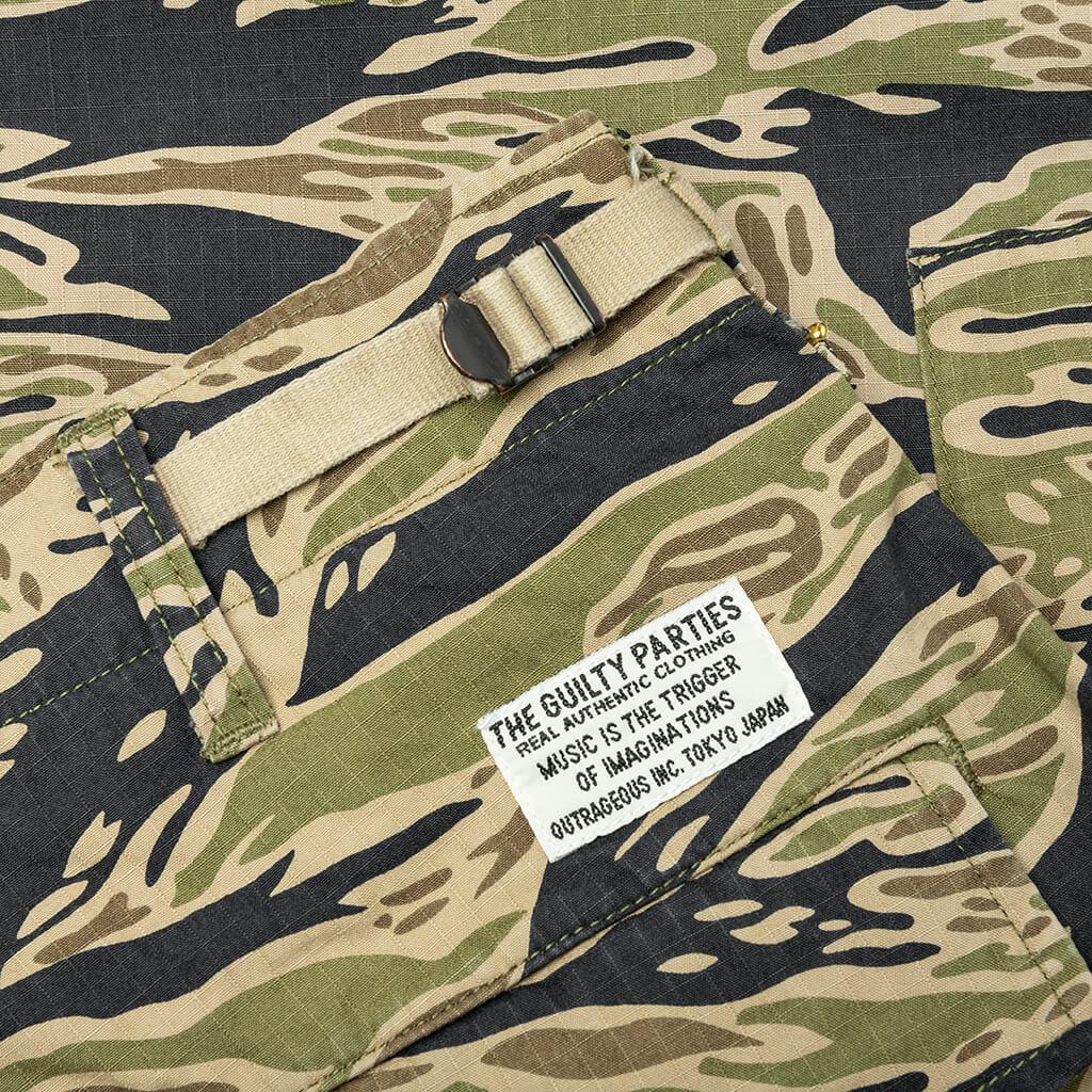 タイガーカモ6ポケットズボン - オリーブ – Feature