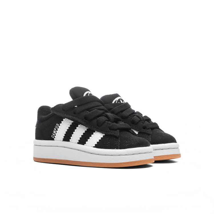 Toddlers Campus 00s Comfort Elastic Lace - Core Black/Cloud White/Gum Feature Toddlers Campus 00s Comfort Elastic Lace - Core Black/Cloud White/Gum Feature