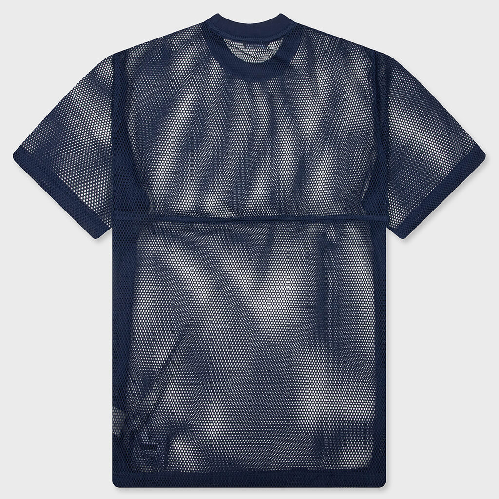 Tresoldi Open Mesh Tee - Navy