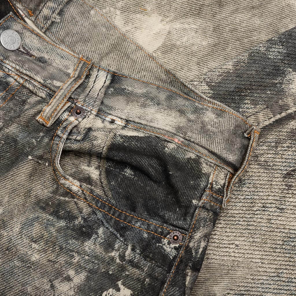 Printed Wide Leg Pants - Cold Grey – Feature
