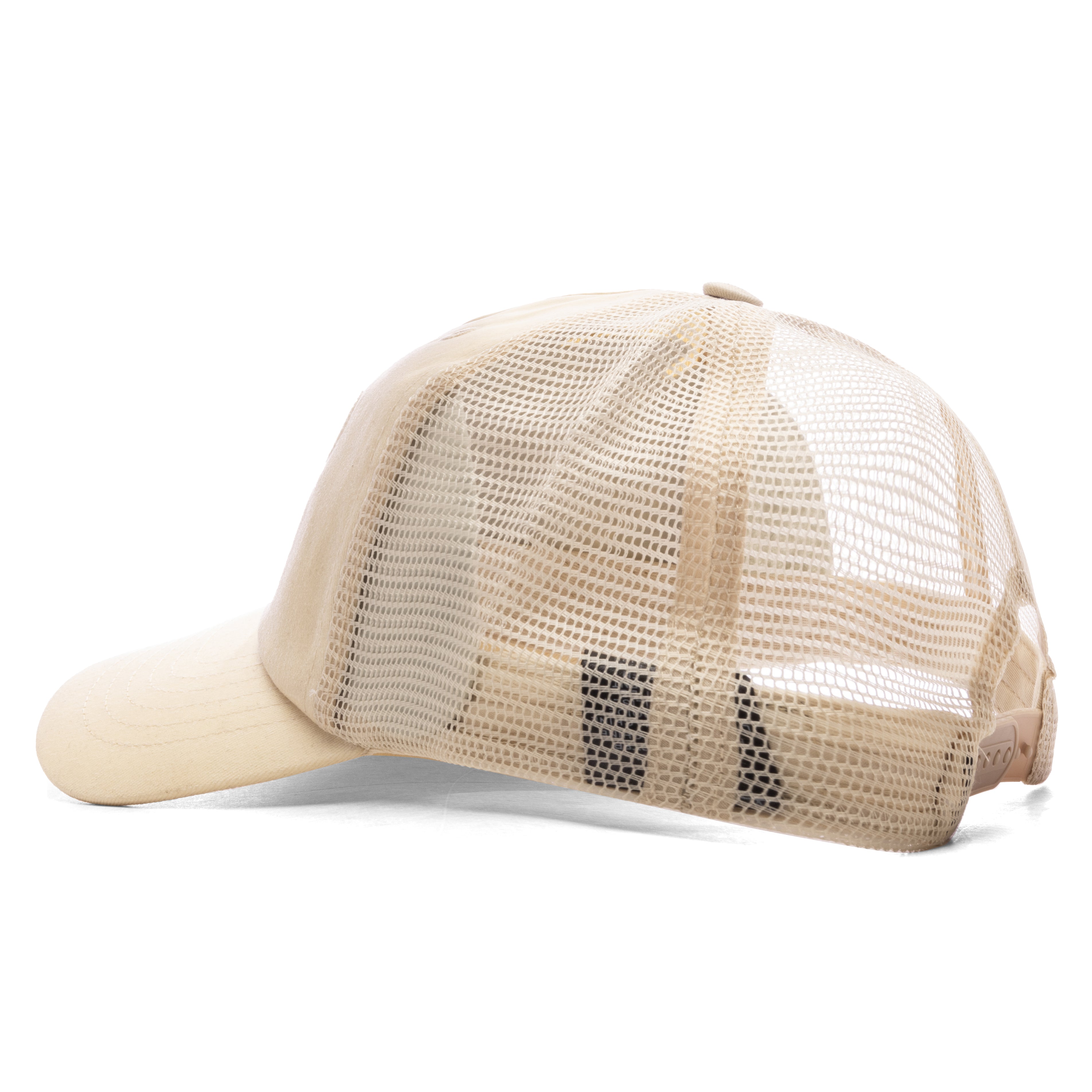 Waxed Cursive Stitch Snapback Trucker - Sand – Feature