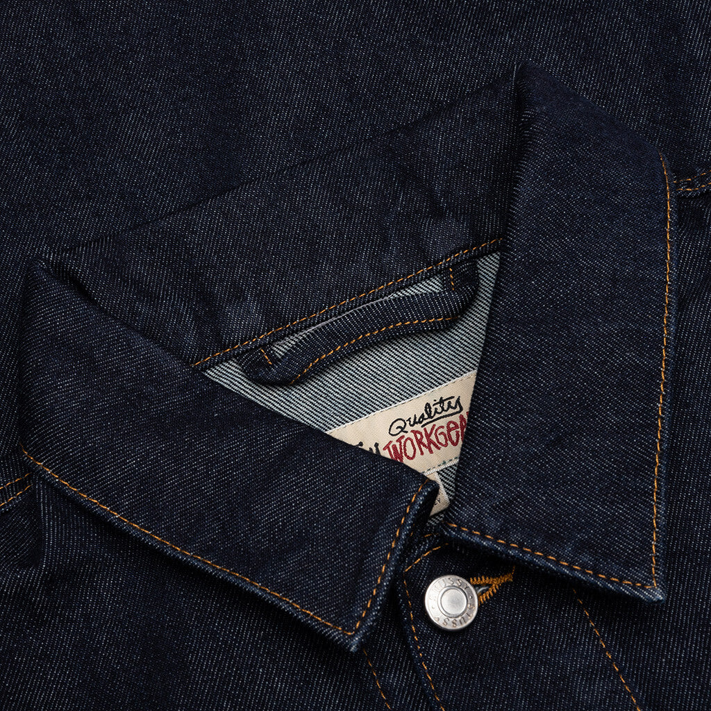 Trucker Denim - Rinsed Indigo – Feature