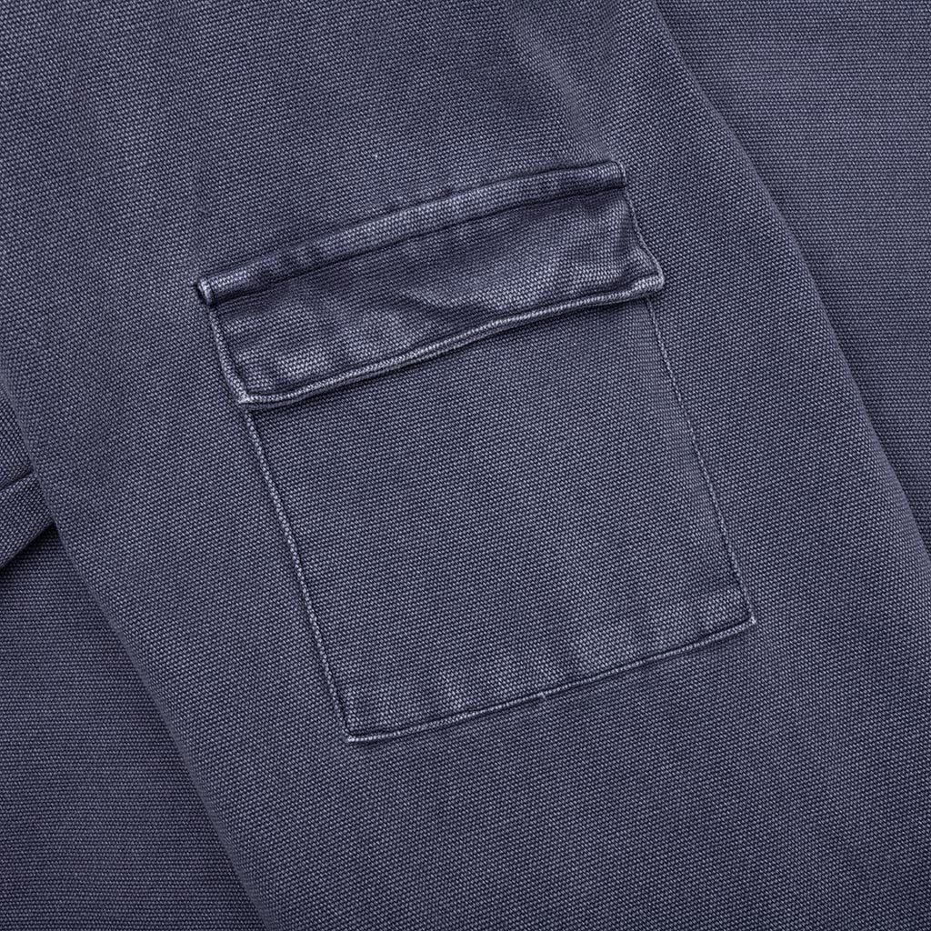 Twilled Bird Wheel Jacket - Washed Blue – Feature
