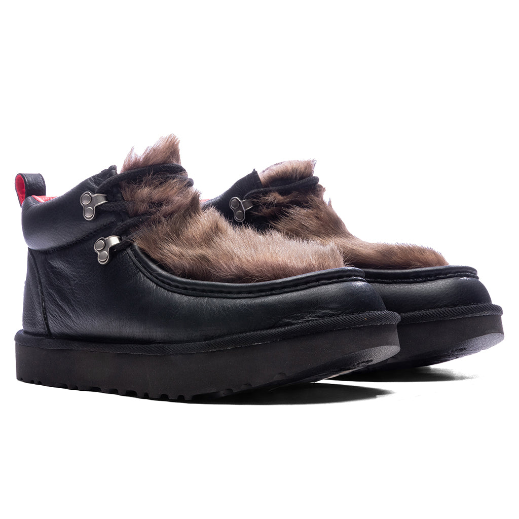 UGG x AMBUSH Fur Plug Boot - Black – Feature