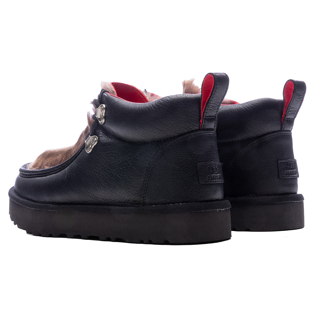 UGG x AMBUSH Fur Plug Boot - Black – Feature