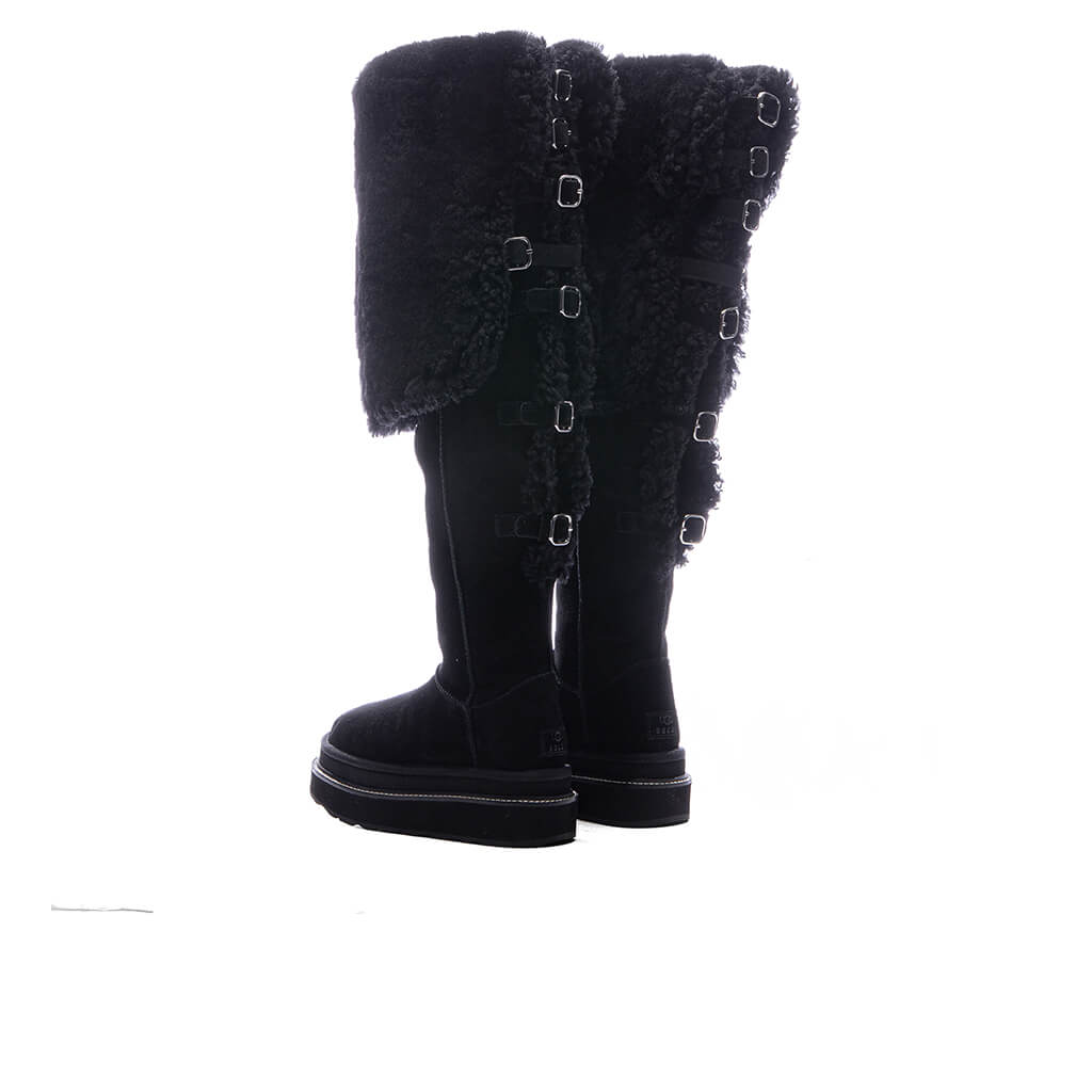 UGG x Sacai Women's Thigh High Boot - Black – Feature