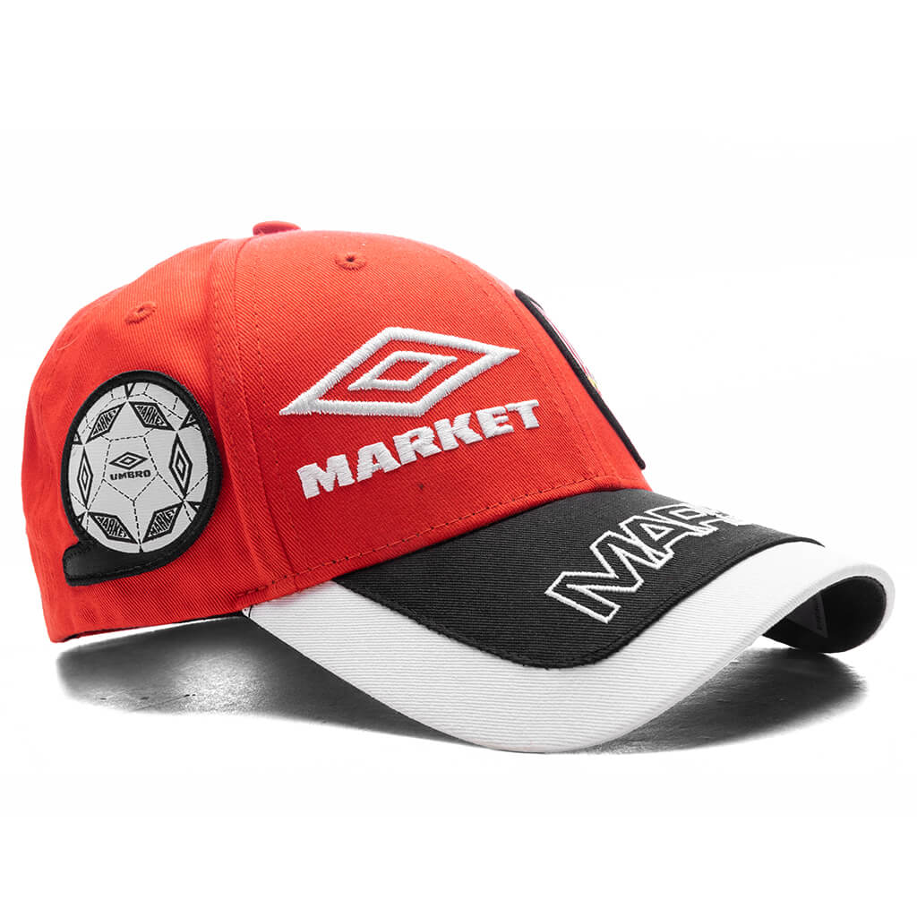 Umbro x Market Structure Adjustable Hat - Vermillion – Feature