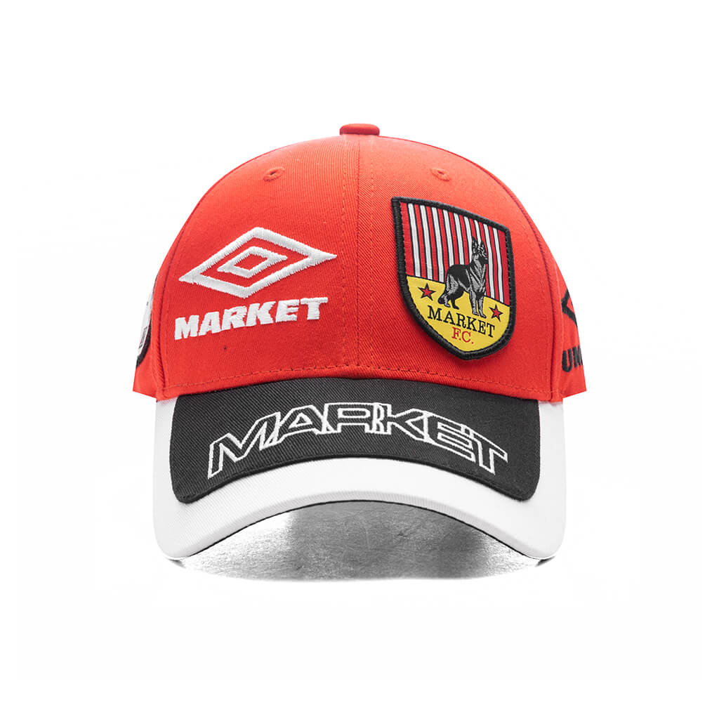 Umbro x Market Structure Adjustable Hat - Vermillion – Feature