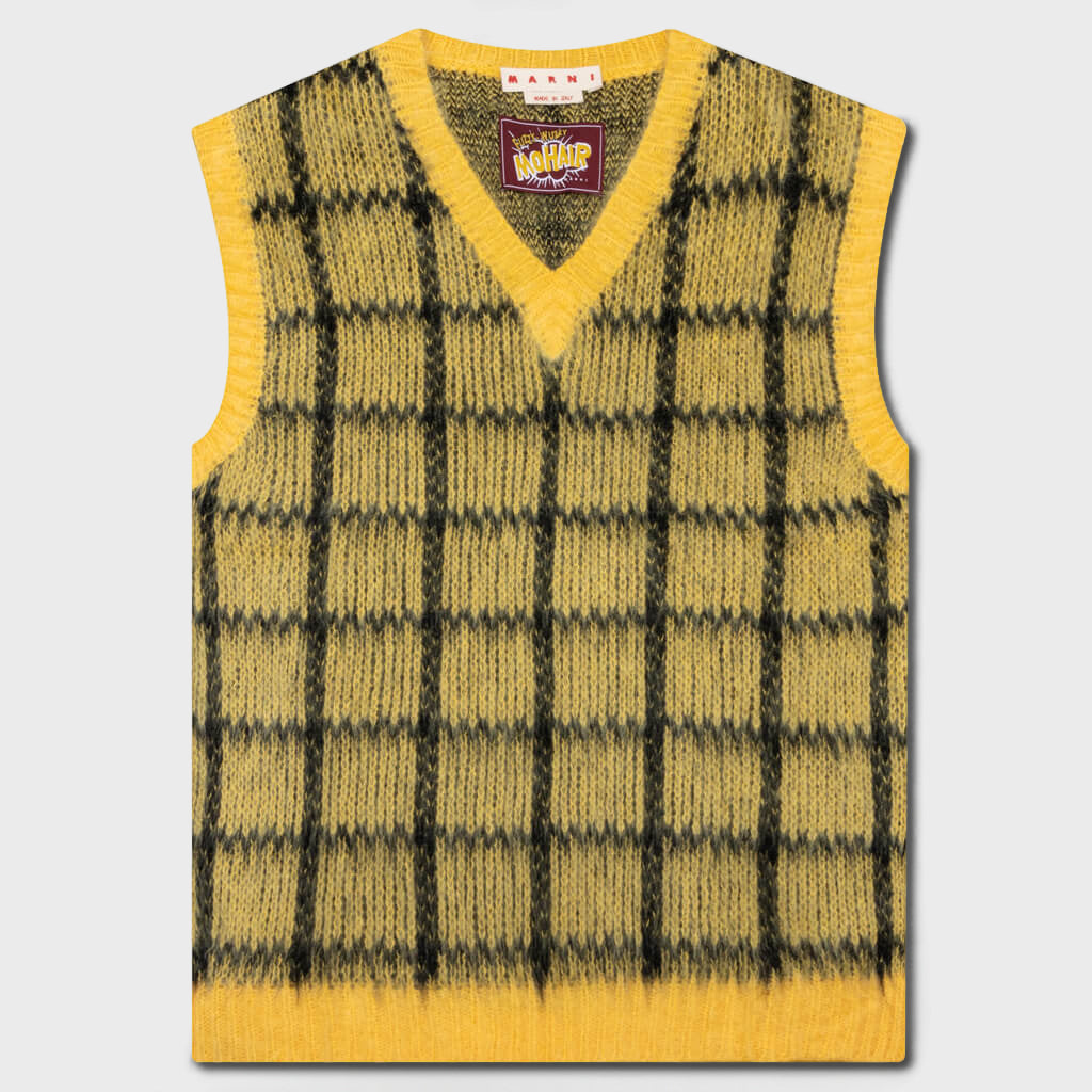 V Neck Sweater - Maize