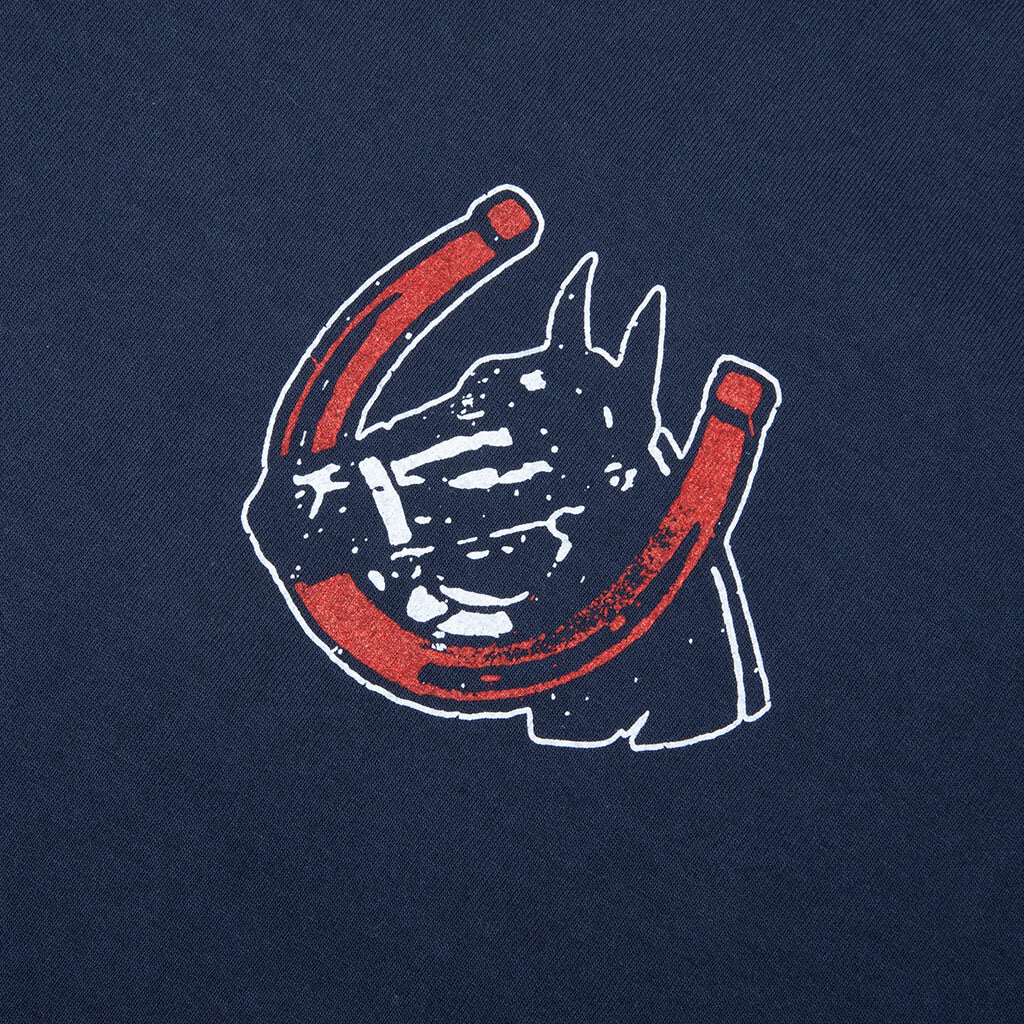 Valley Riders T-Shirt - Sun Faded Washed Navy – Feature