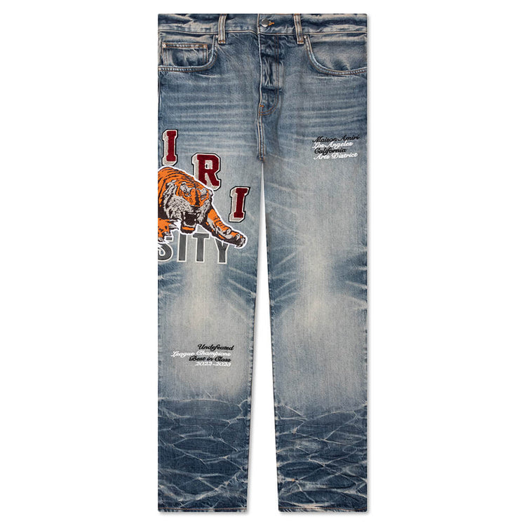 Varsity Tiger Straight Jean - Vintage Indigo – Feature