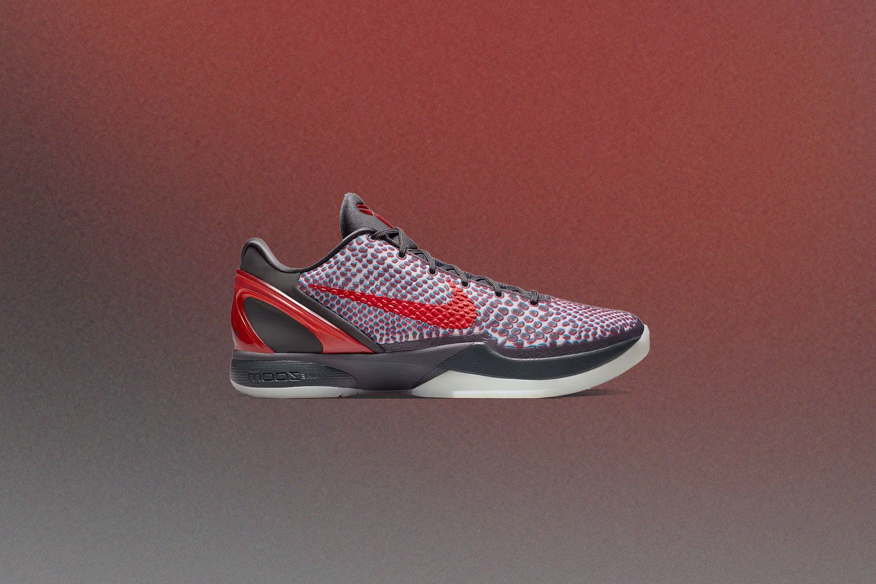 grey and red kobes