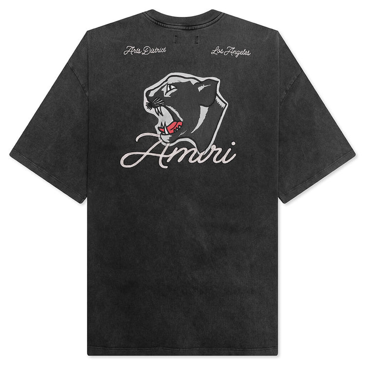 Vintage Panther Oversized Tee - Black – Feature