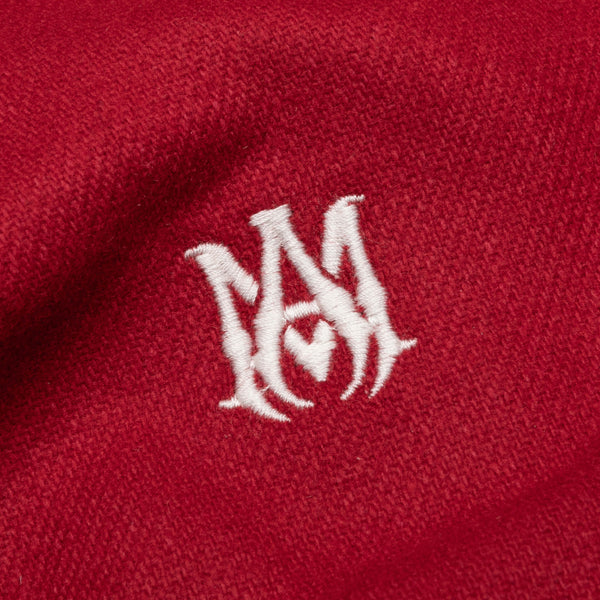 Vintage Patch Varsity Jacket in Red - Amiri