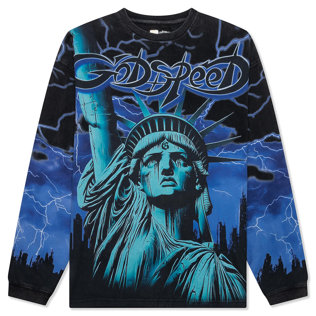 Voltage L/S Tee - Blue – Feature