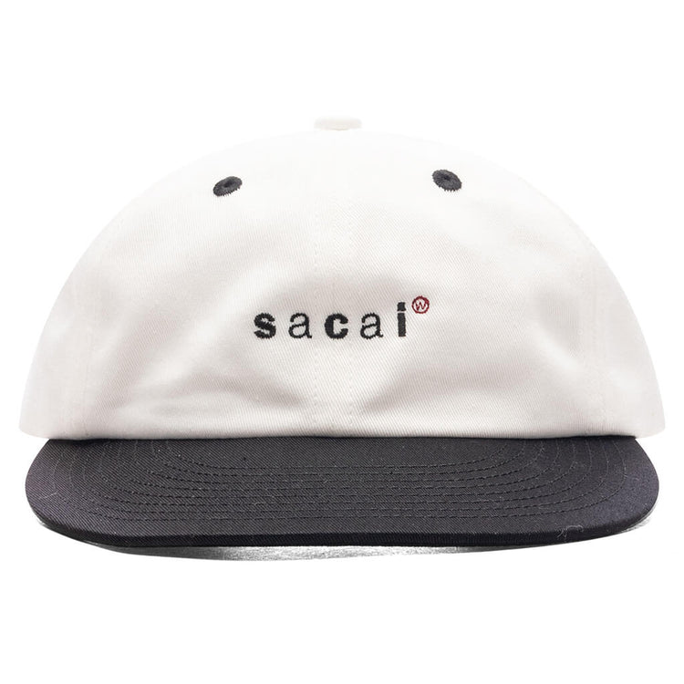 WTAPS Cotton Twill Cap - White/Black – Feature