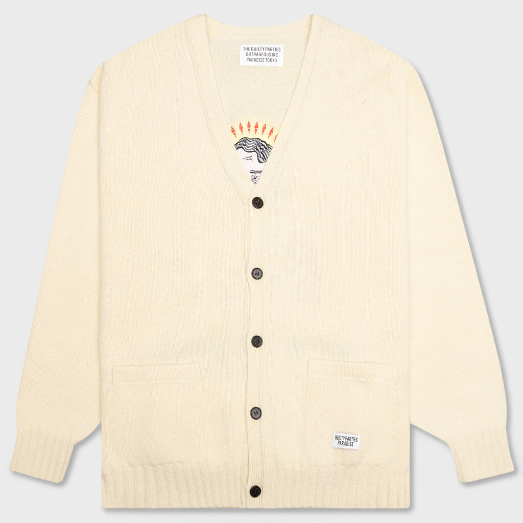 Classic Cardigan Type-2 - Cream