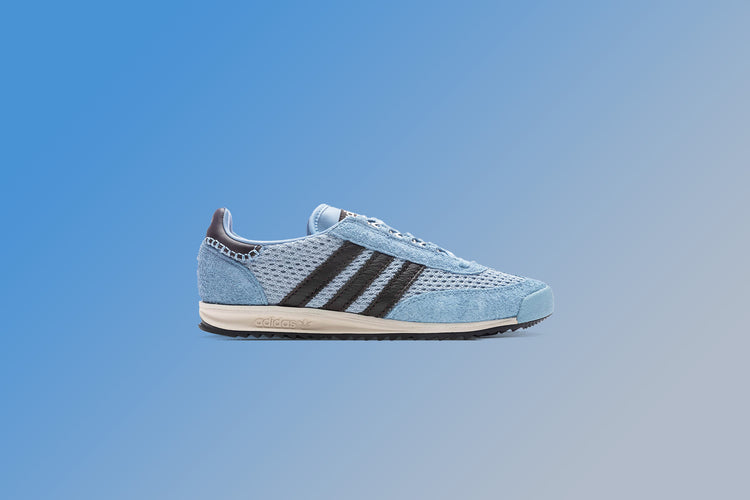 Wales Bonner x Adidas SL76 - Ash Blue/Core Black – Feature display picture 2