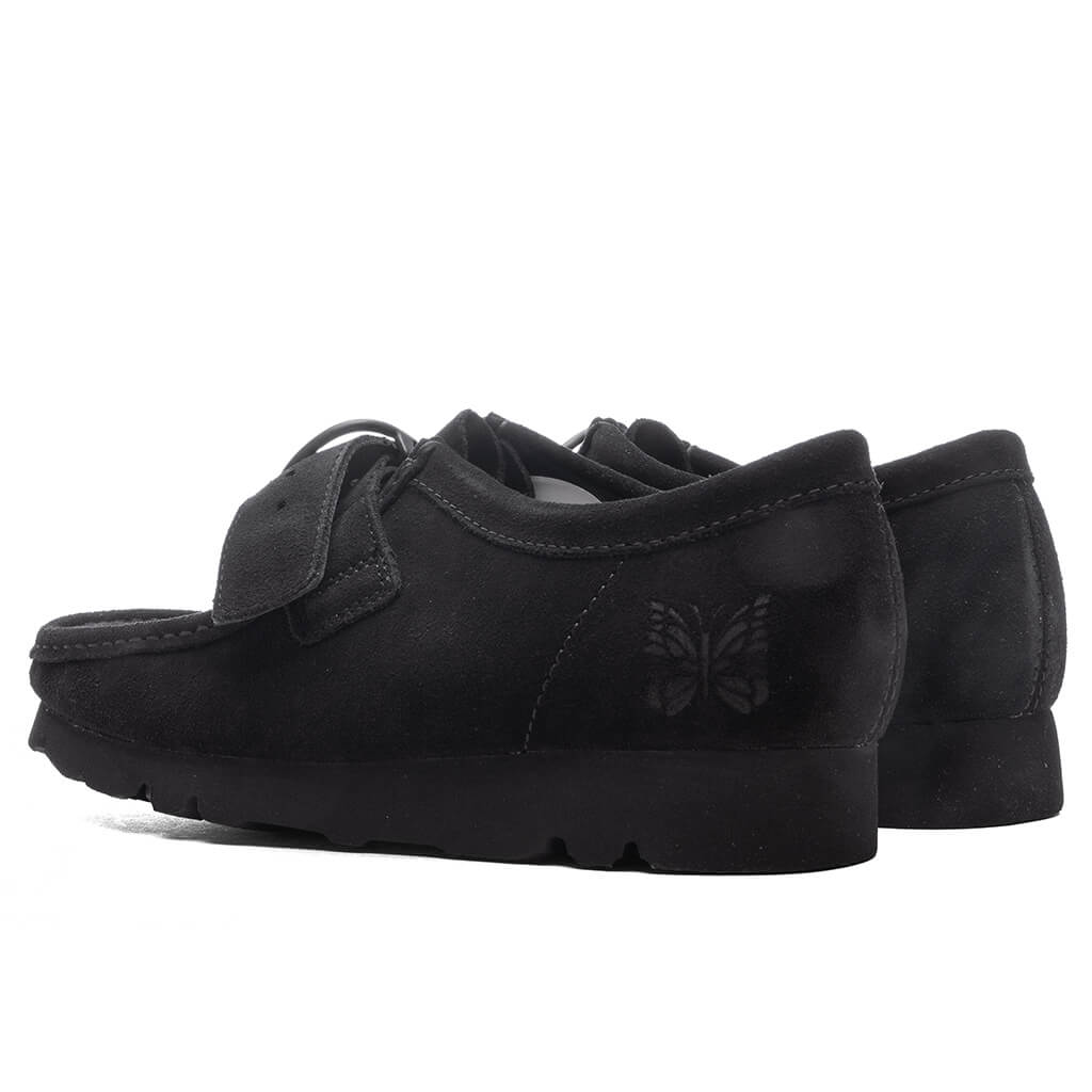 Clarks x Needles Walla Strap Lo Suede - Black – Feature