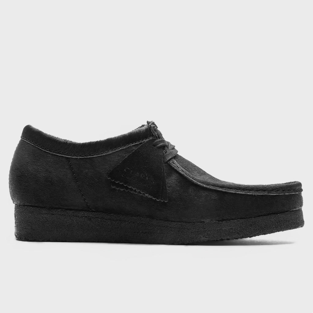 靴 Clarks Wallabee Black Hair On Wallabee - Black Hair On – Feature