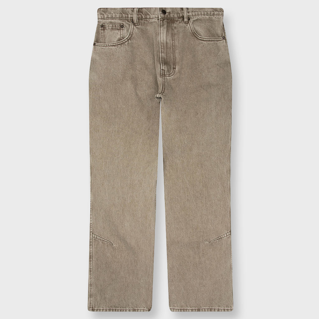 Washed Twill Pant - Taupe