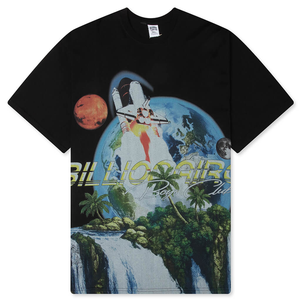 Waterfalls S/S Knit Tee - Black – Feature