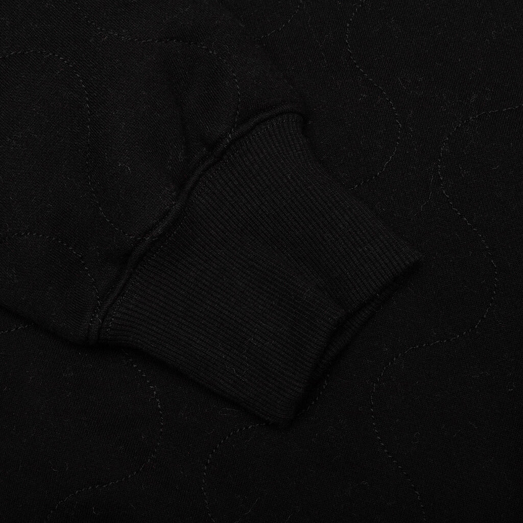 Wave Quilted Hoodie - Black – Feature Wave Quilted Hoodie - Black – Feature