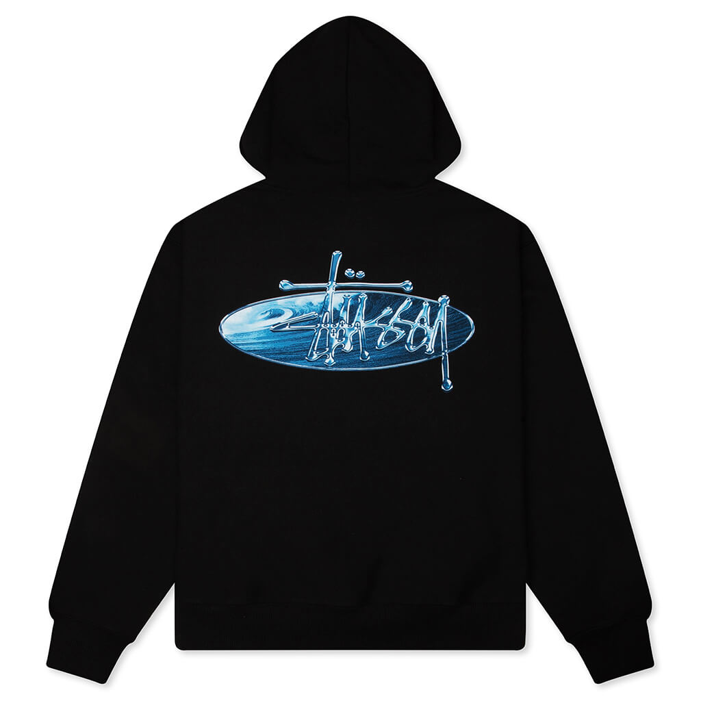 Wave Oval Hoodie - Black – Feature