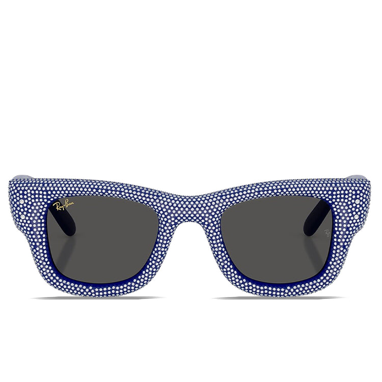 Ray-Ban Wayfarer Puffer Swarovski Crystal Pavé Edition sunglasses in blue Sunglasses Ray-Ban Wayfarer puffer Edition pave swarovski  main image 2