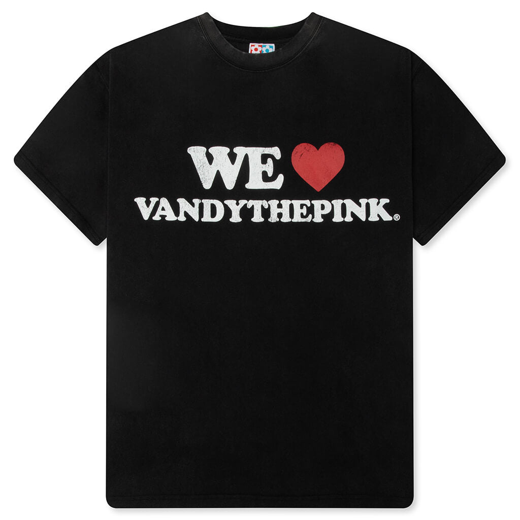 We Love VTP Tee - Washed Black – Feature
