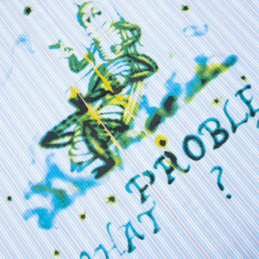 What Problem? Button Up - Blue – Feature