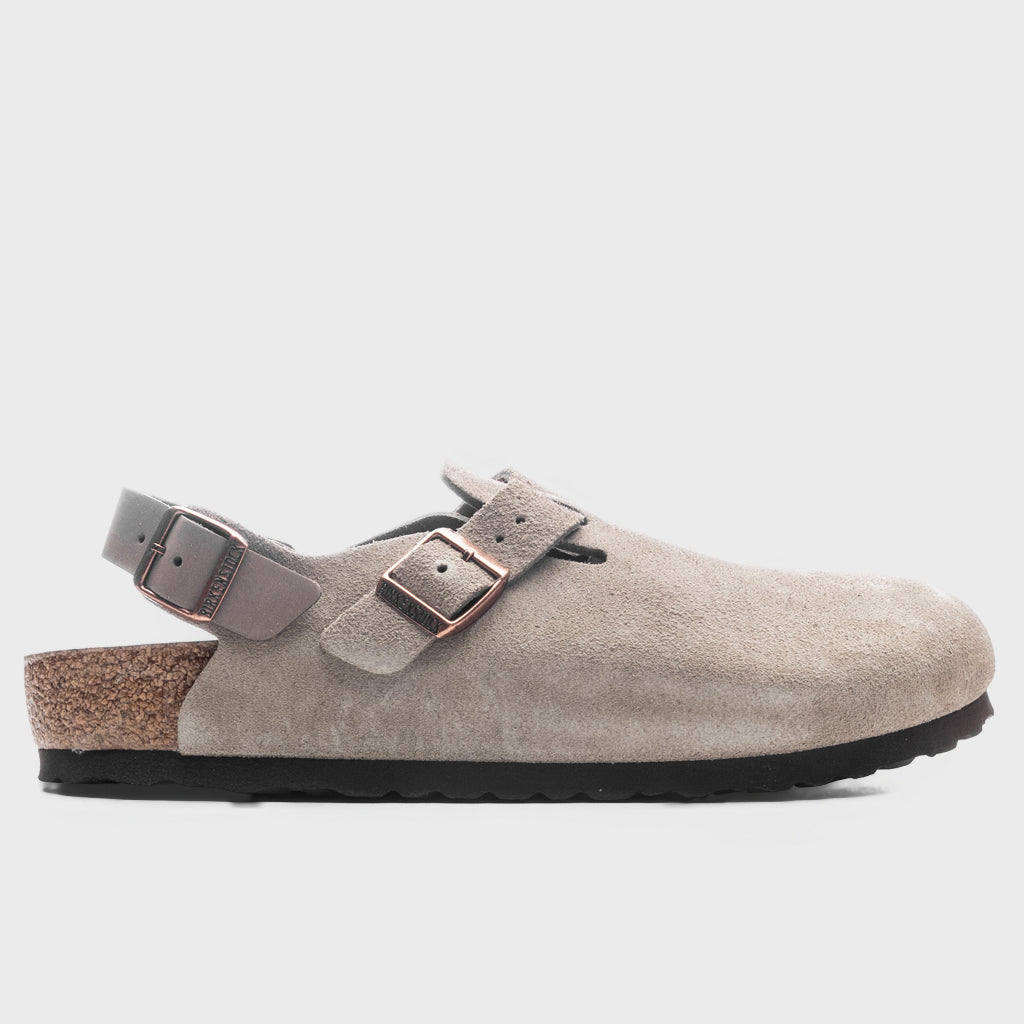 Wide Tokio Suede Leather - Taupe