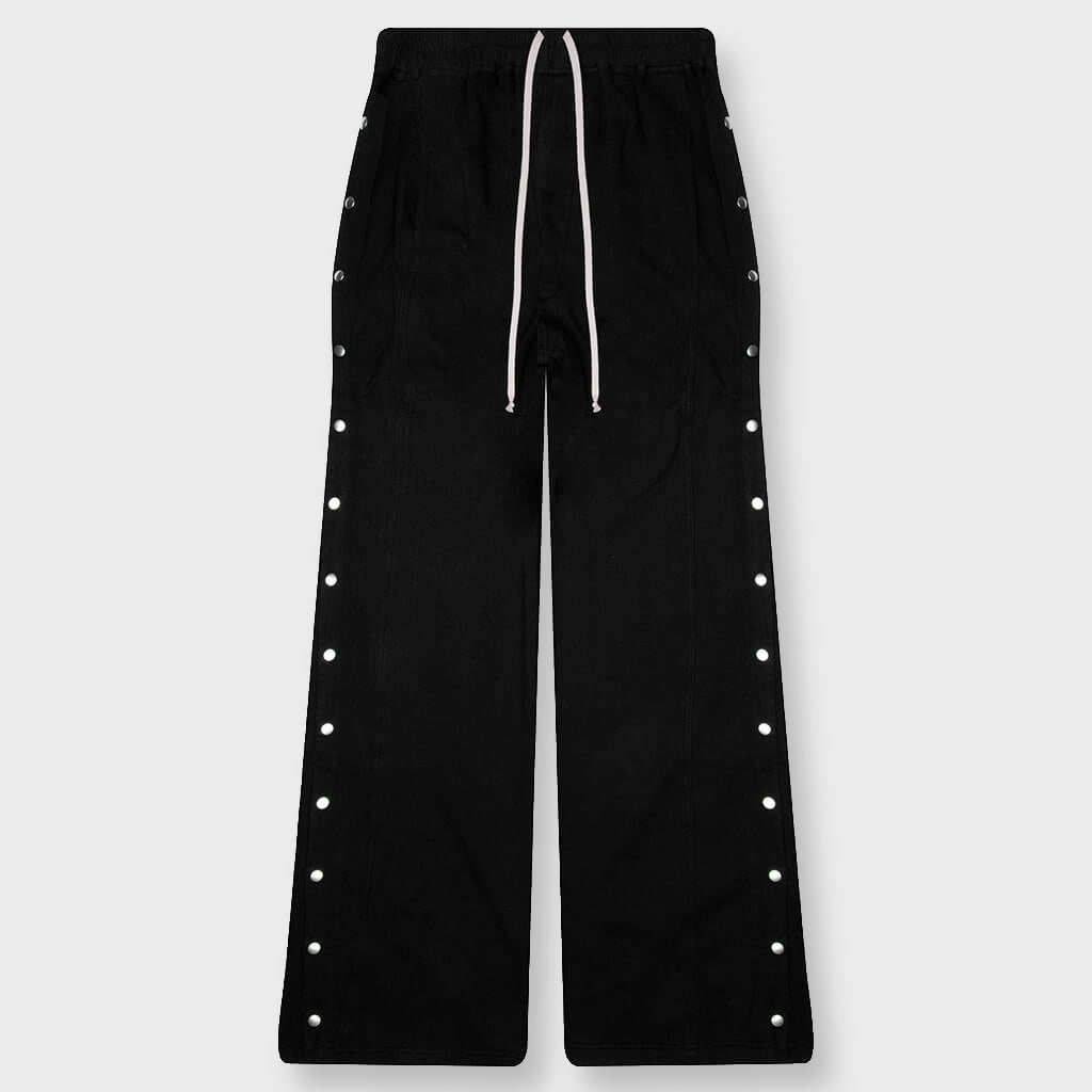 Wide Pusher Sweat Pants - Black